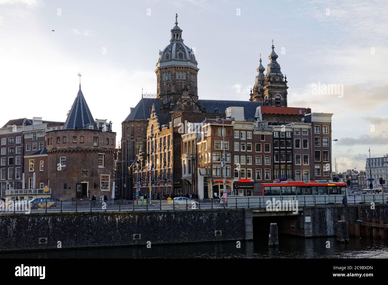 Basilika St. Nikolaus in Amsterdam, der Hauptstadt der Niederlande Stockfoto