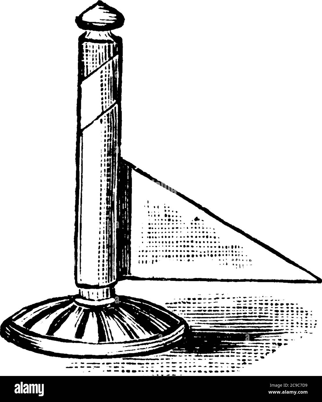 Eine Schraube ist eine Art von Befestigungselement, in gewisser Weise ähnlich wie eine Schraube, in der Regel aus Metall, und gekennzeichnet durch eine Schrägkante, bekannt als Außengewinde, Stock Vektor