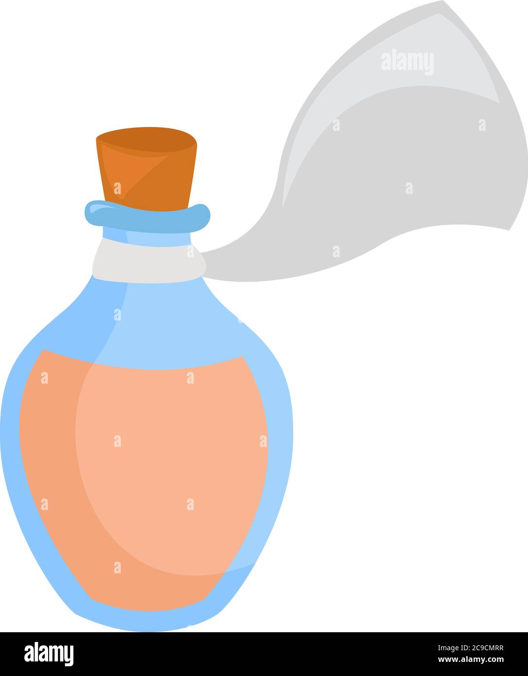 Flasche Medizin, Illustration, Vektor auf weißem Hintergrund Stock Vektor