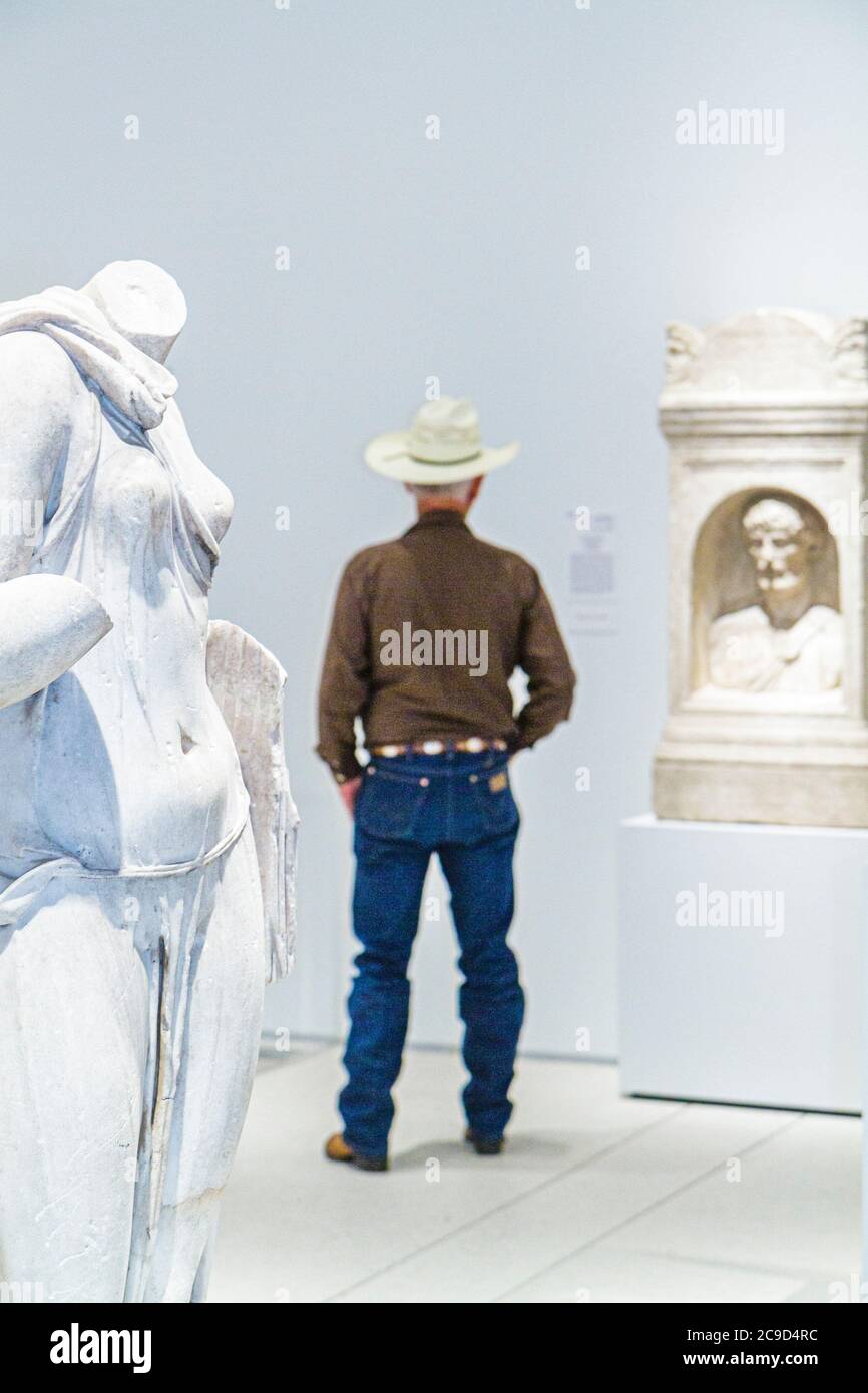 Tampa, Florida, Tampa Museum of Art, klassische griechische Skulptur, Cowboy, Besucher Reise Reise Reise Tourismus Wahrzeichen Kultur Kultur, Stockfoto