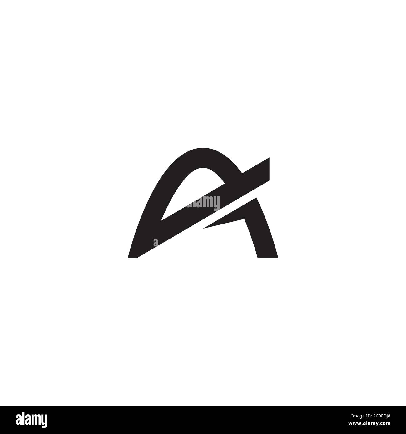 Schreiben SIE EIN Logo / Icon-Design Stock Vektor