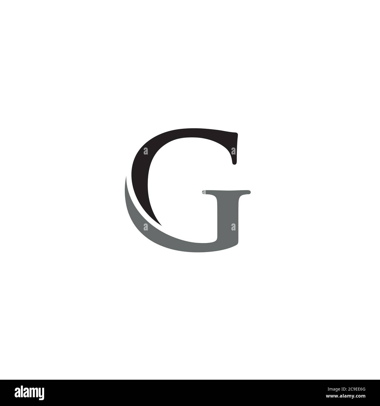 Buchstabe G Logo / Icon Design Stock Vektor