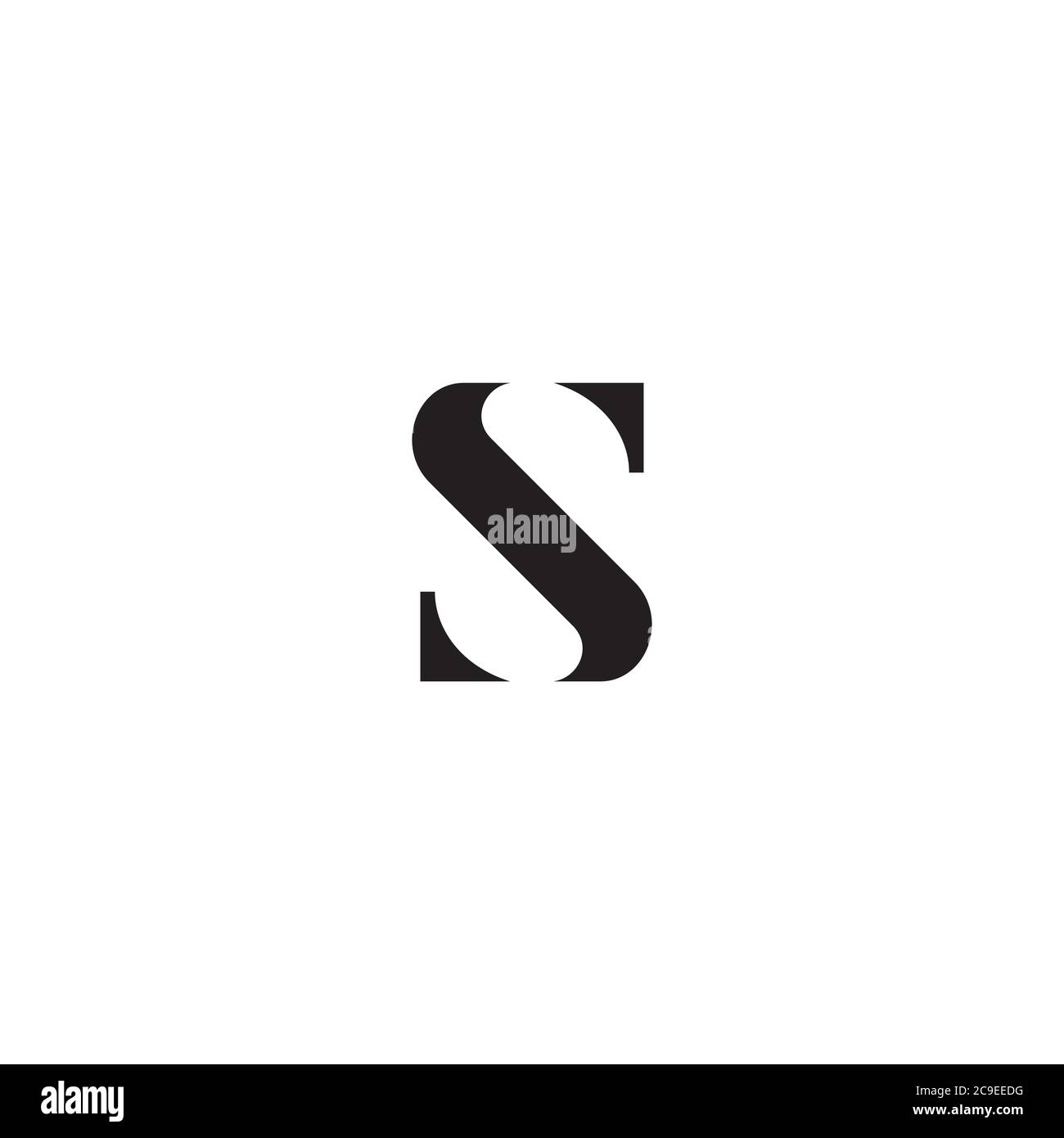 Letter S Logo / Icon Design Stock Vektor