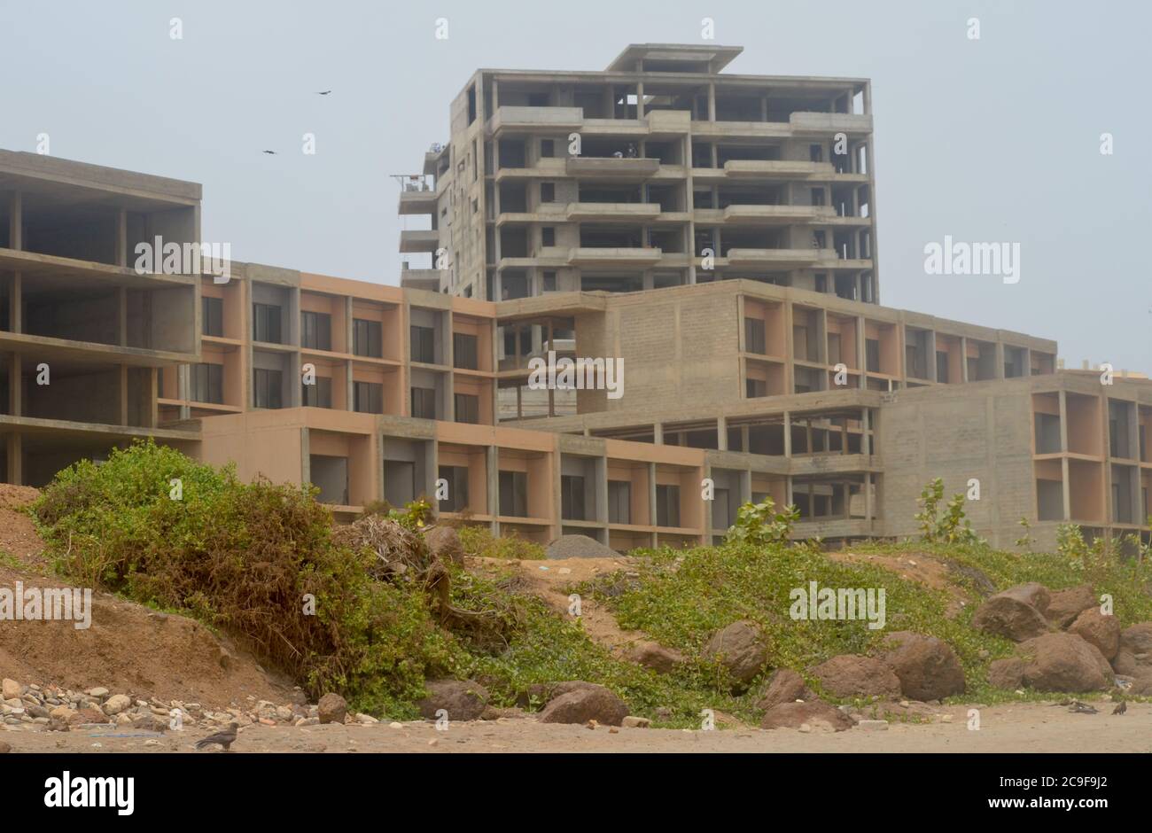 Öl-getriebener Bauboom in Dakar, Senegal Stockfoto