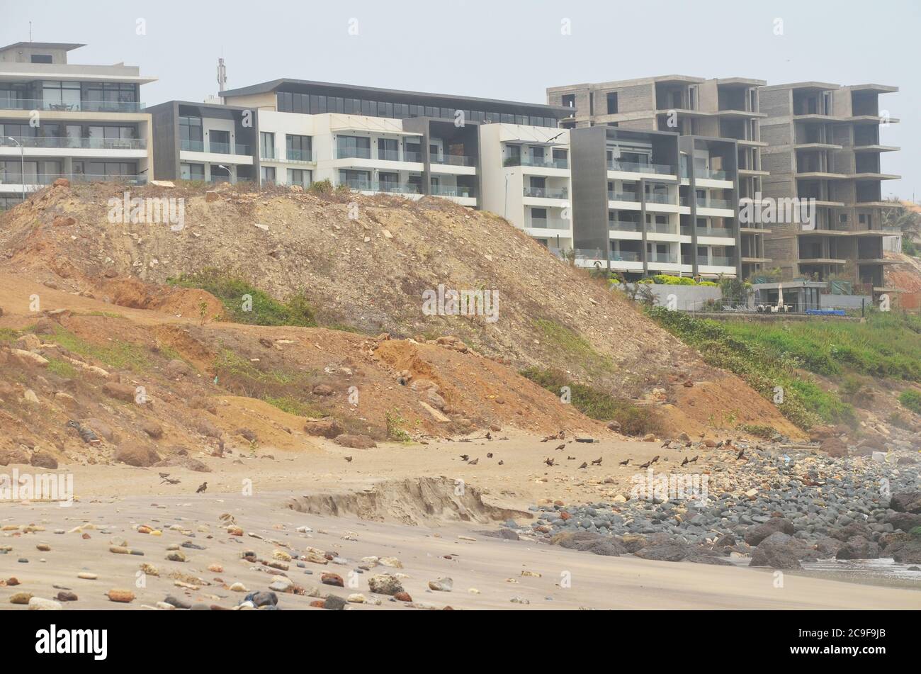 Öl-getriebener Bauboom in Dakar, Senegal Stockfoto