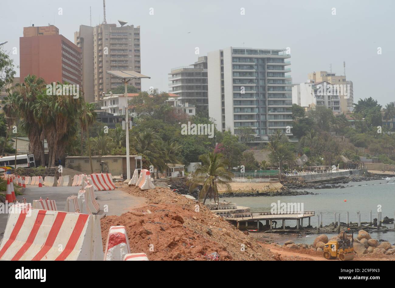 Öl-getriebener Bauboom in Dakar, Senegal Stockfoto