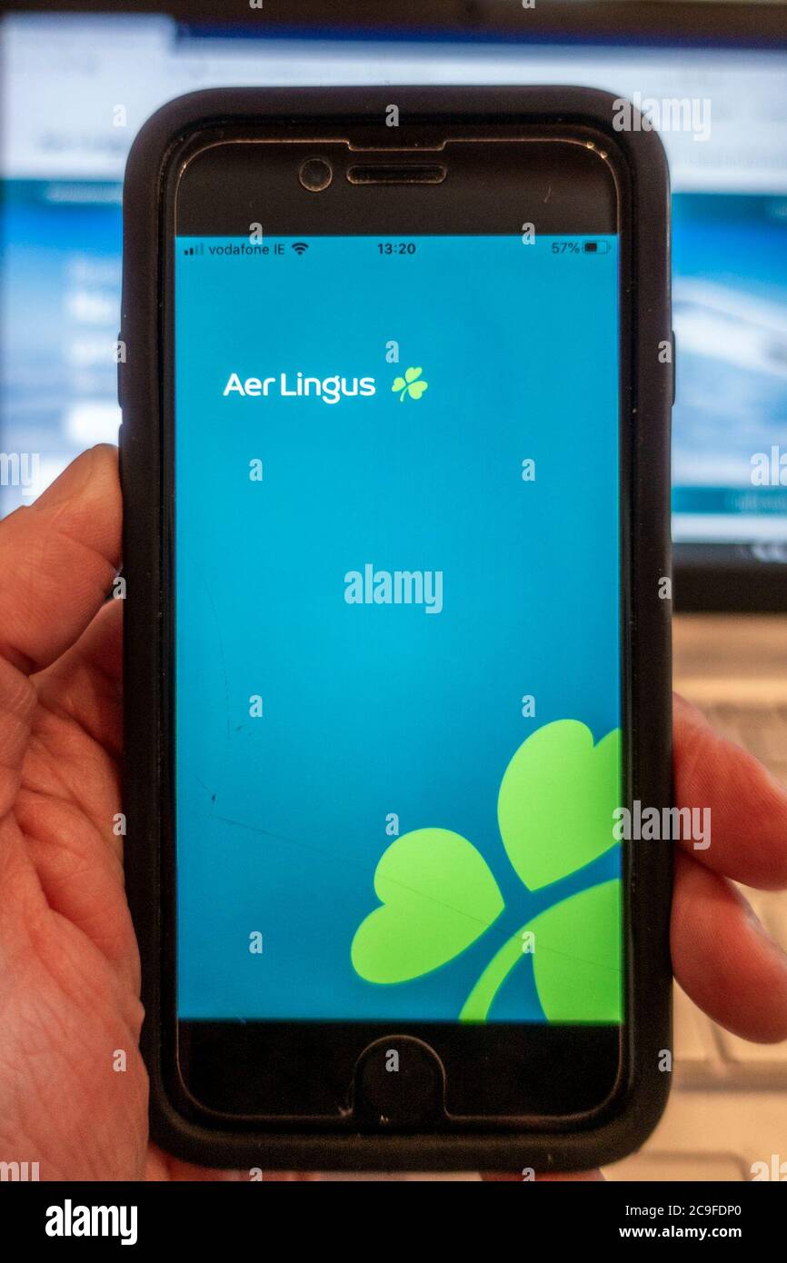 Cork und Shannon Flughäfen, Irland. Juli 2020. Aer lingus hat heute bekannt gegeben, dass es Zwangsentlassungen aufgrund eines Betriebsausfalls von 3 Mio. € für die drei Monate bis Ende Juni erwägt. Der Verlust ist auf den Rückgang der Passagierzahlen um 83 % aufgrund der Coronavirus-Pandemie zurückzuführen. Quelle: AG News/Alamy Live News Stockfoto