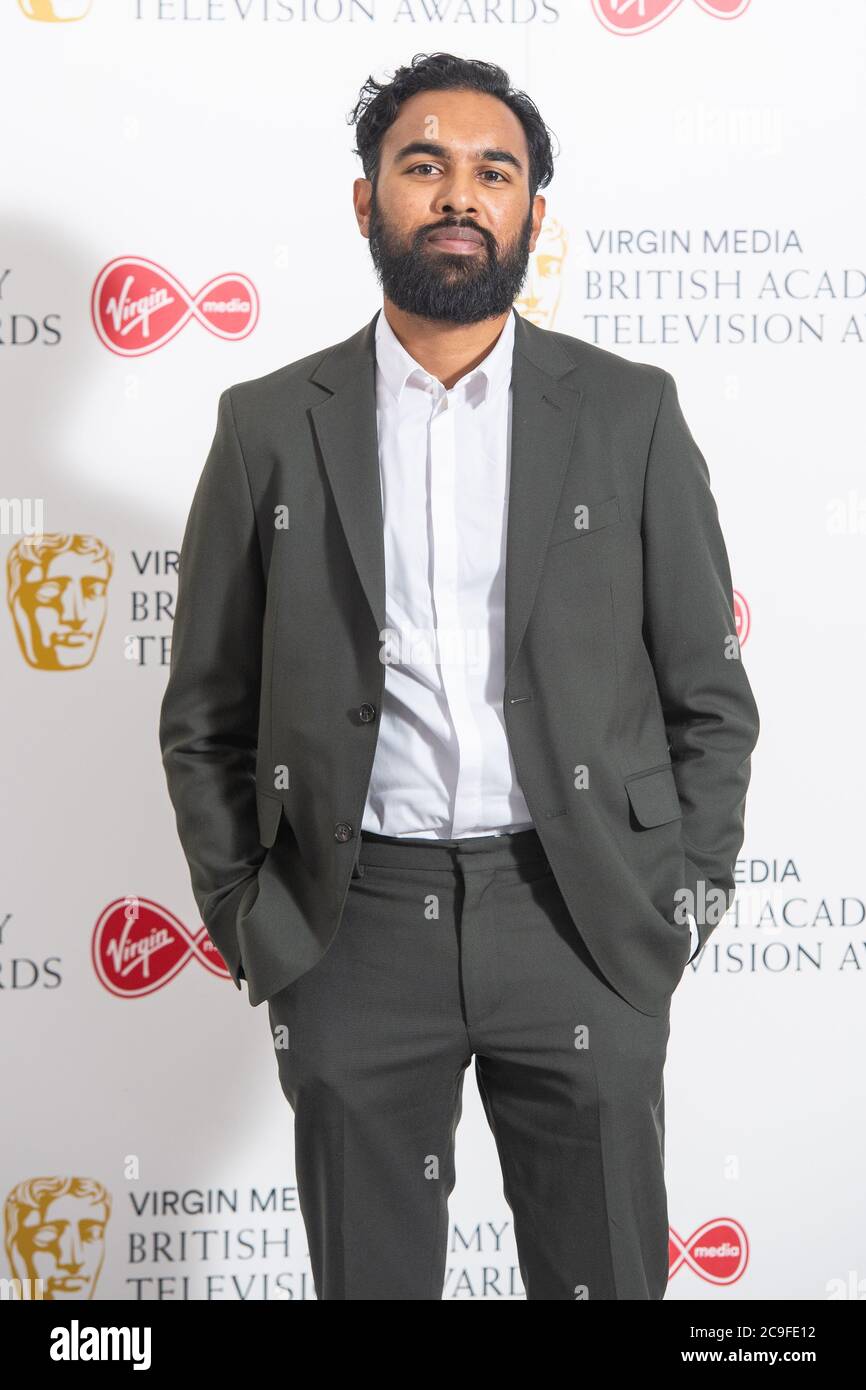 Himesh Patel kommt für die Virgin Media BAFTA TV Awards im TV Centre, Wood Lane, London. Aufgrund der Coronavirus-Pandemie findet die Zeremonie hinter verschlossenen Türen statt, wobei alle Nominierten per Videoanruf teilnehmen. Die von Richard Ayoade moderierte Veranstaltung wird als Live auf BBC One um 1900 Uhr ausgestrahlt. Stockfoto