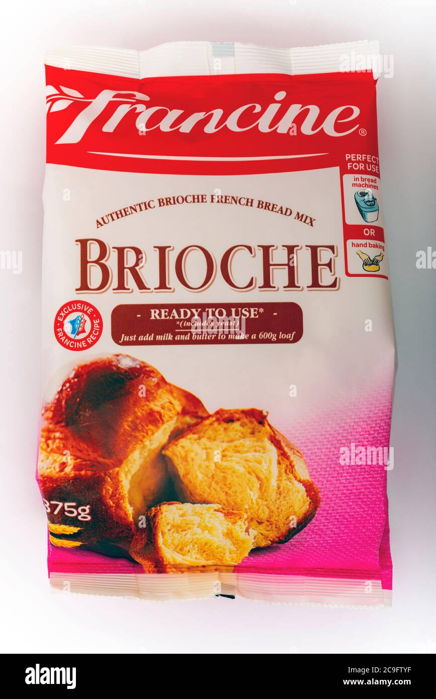 Francine Brioche Brotmix Stockfoto