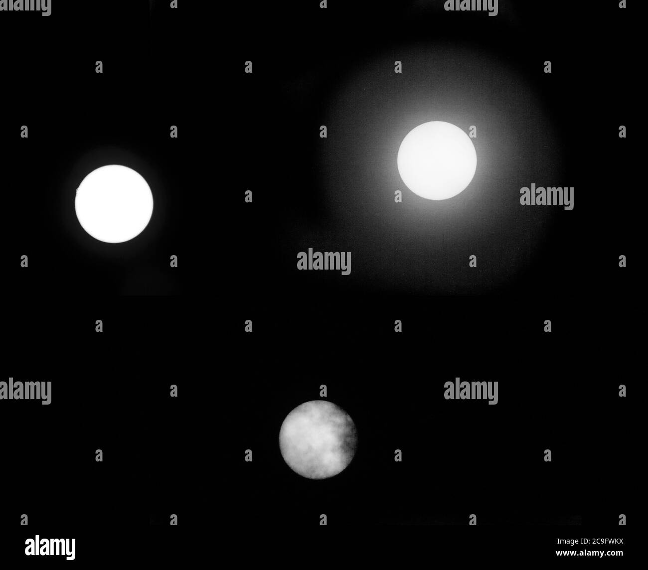 Solarfotografie Stockfoto