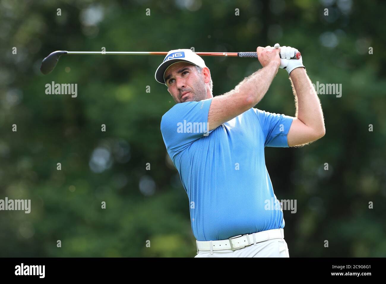 Am zweiten Tag des Hero Open im Forest of Arden Marriott Hotel and Country Club, Birmingham. Stockfoto