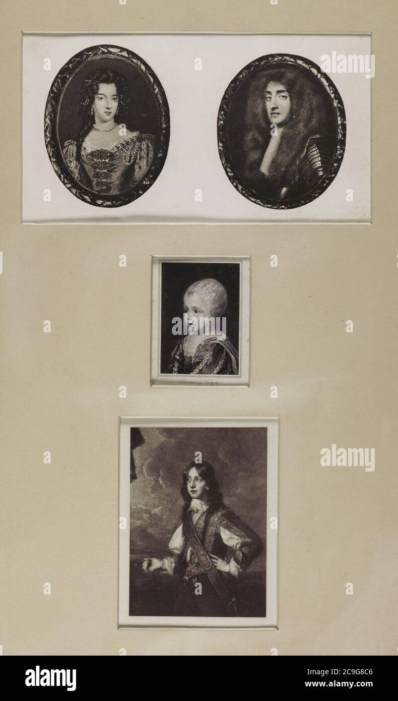 Jacobite Breitseite - James VII & II.. Stockfoto