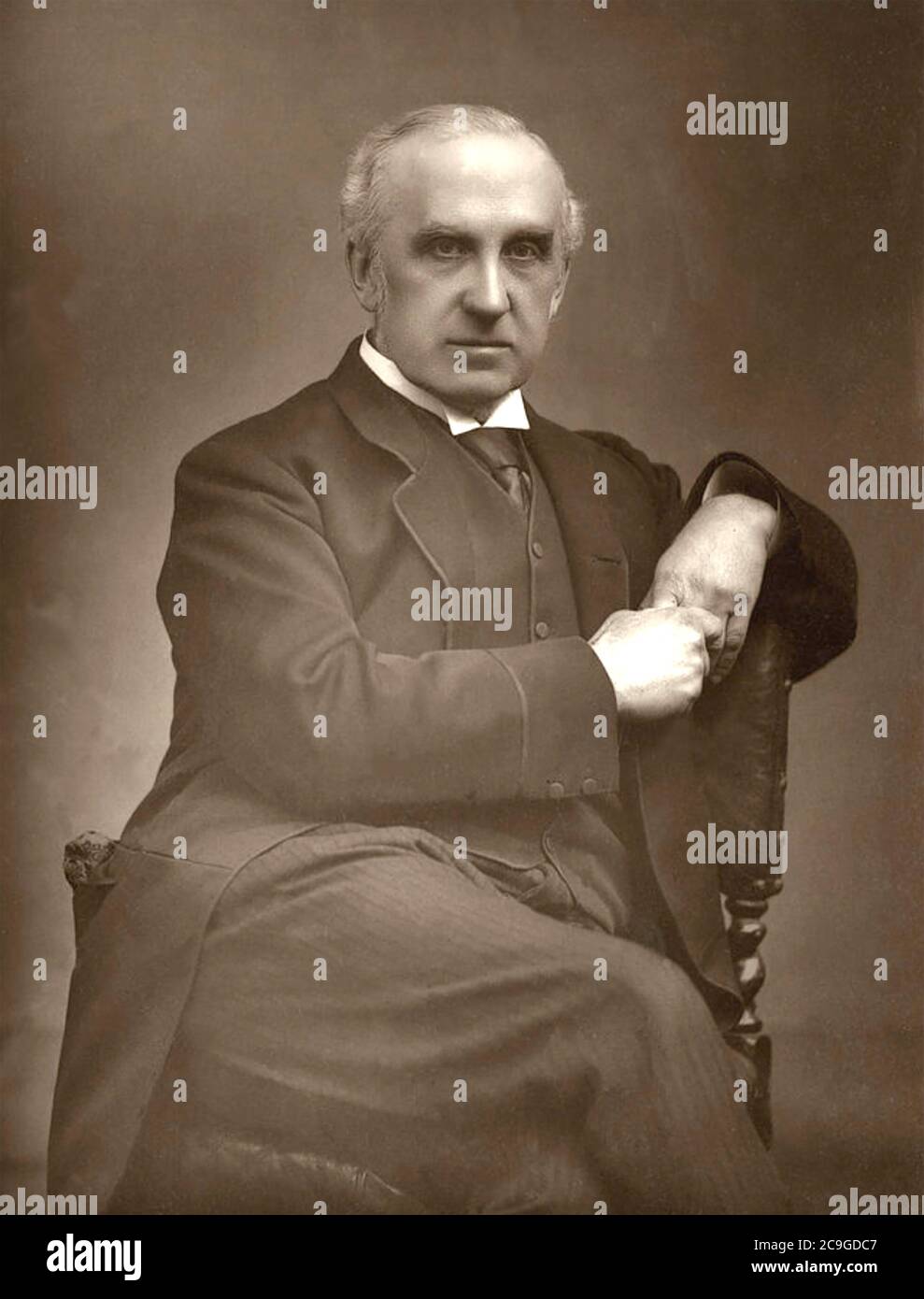 CHARLES RUSSELL, Baron Russell of Killowern (1832-1900) Irischer Staatsmann, Lord Chief Justice of England Stockfoto