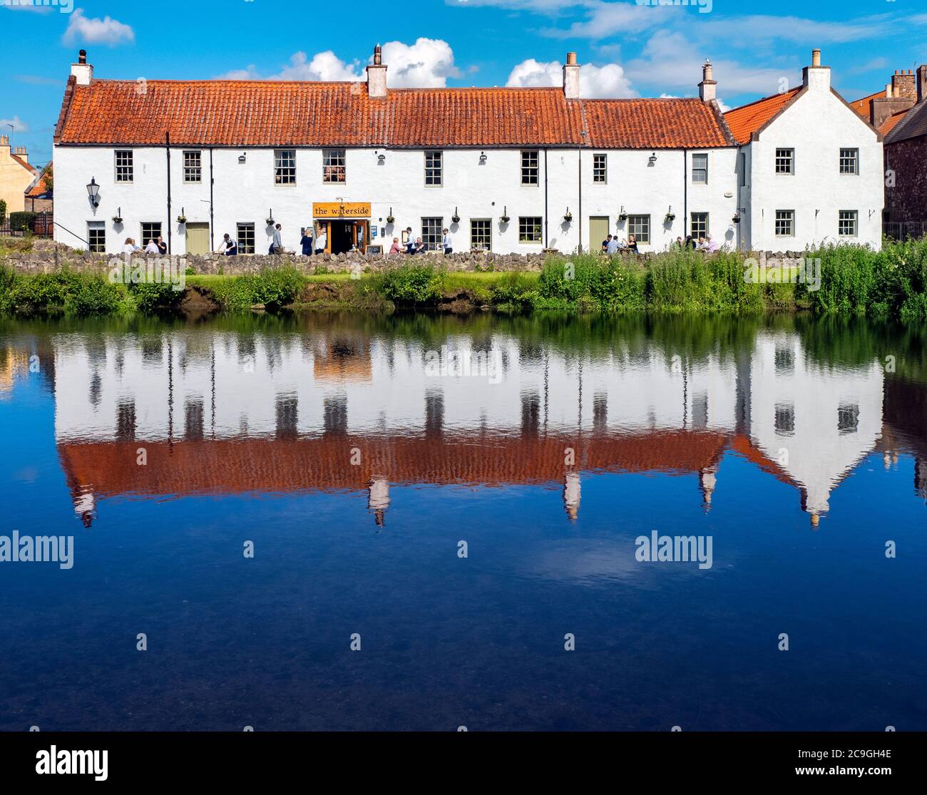 Waterside Bistro, Haddington, East Lothian, Schottland, Großbritannien Stockfoto