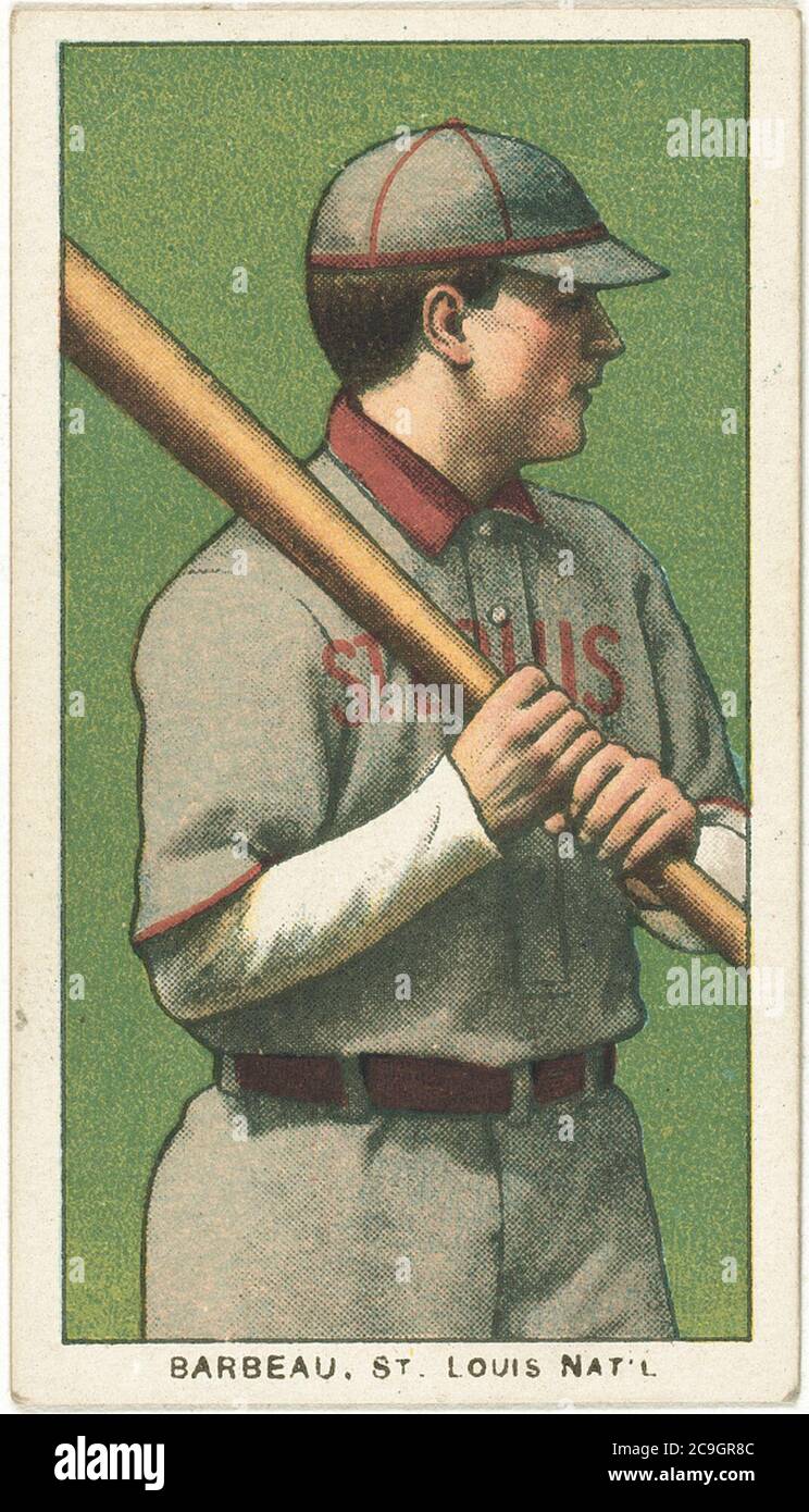 Jap Barbeau, St. Louis Cardinals, Baseball card Portrait Stockfoto