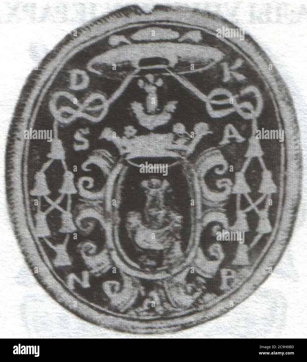 Jakub Daderka. Якуб Дадэрка (1802). Stockfoto