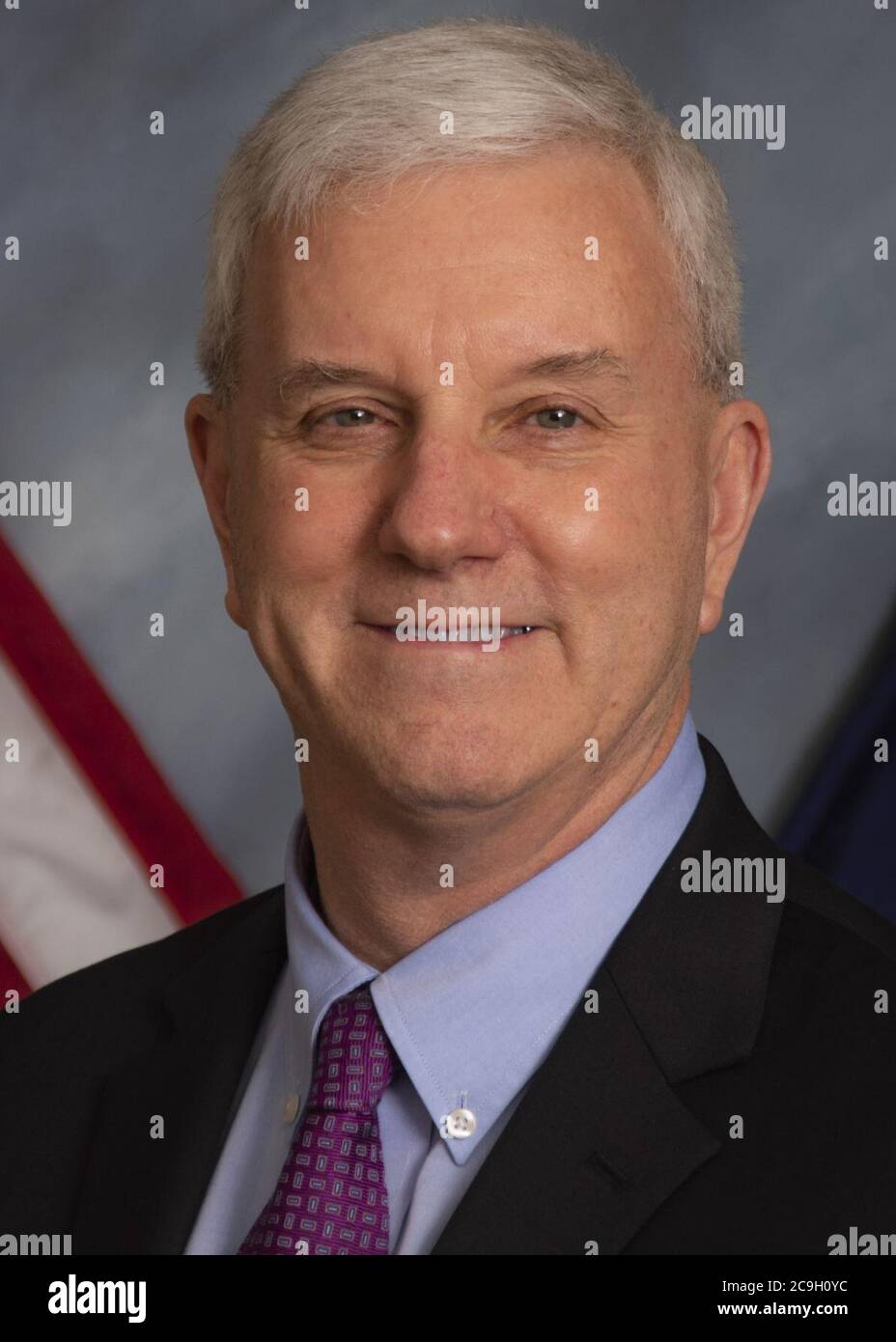 James McPherson amtierender Navy Secretary (beschnitten). Stockfoto