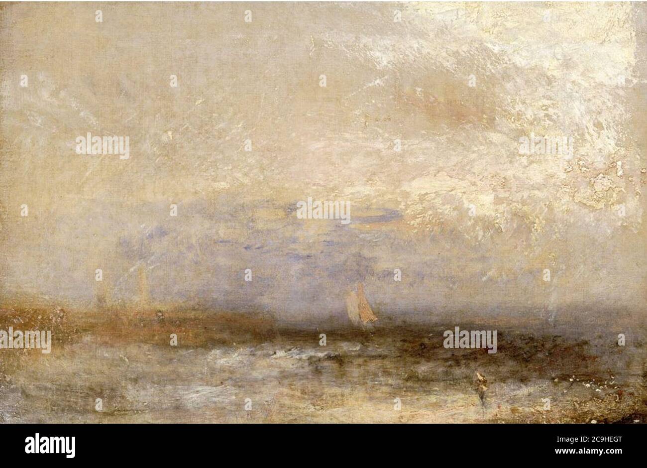 J.M.W. Turner - Abseits Von Margate. Stockfoto