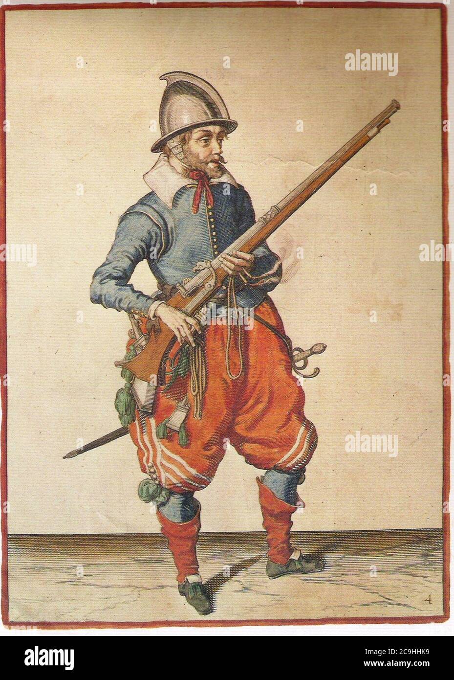 Jacob de Gheyn - Wapenhandel 4. Stockfoto