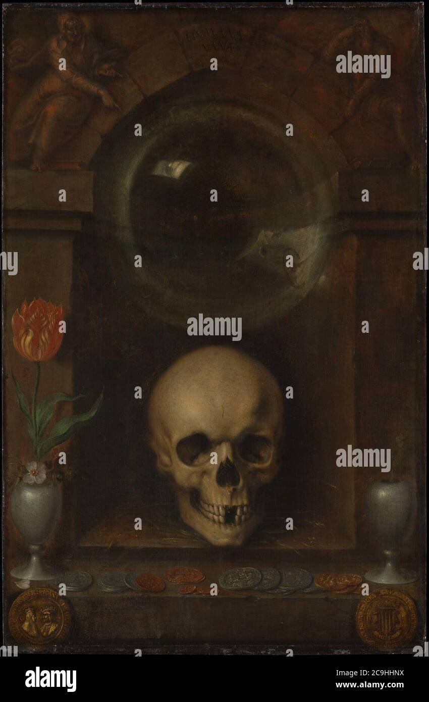 Jacob de Gheyn - Vanitas. Stockfoto