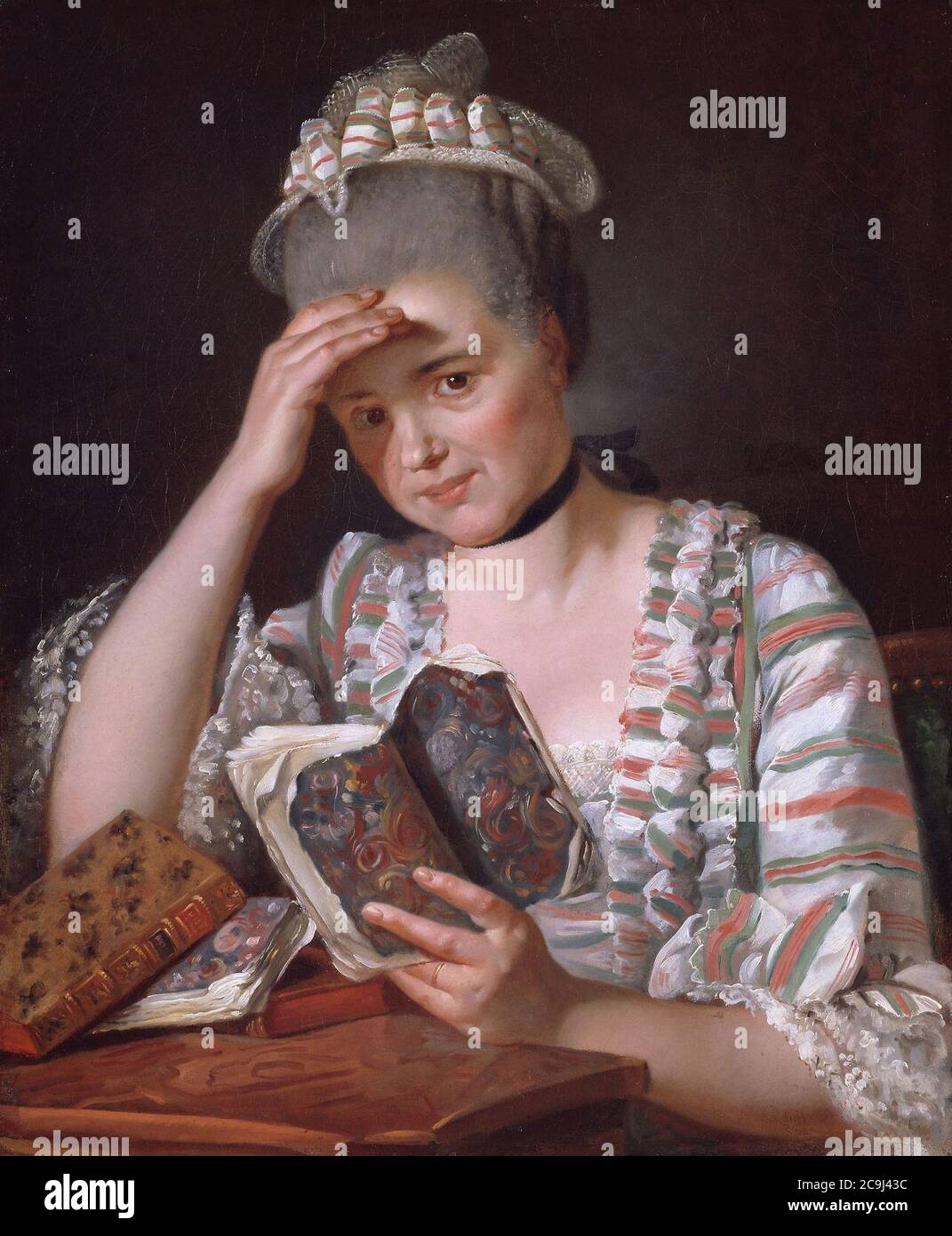 Jacques Louis David - Madame François Buron Stockfoto