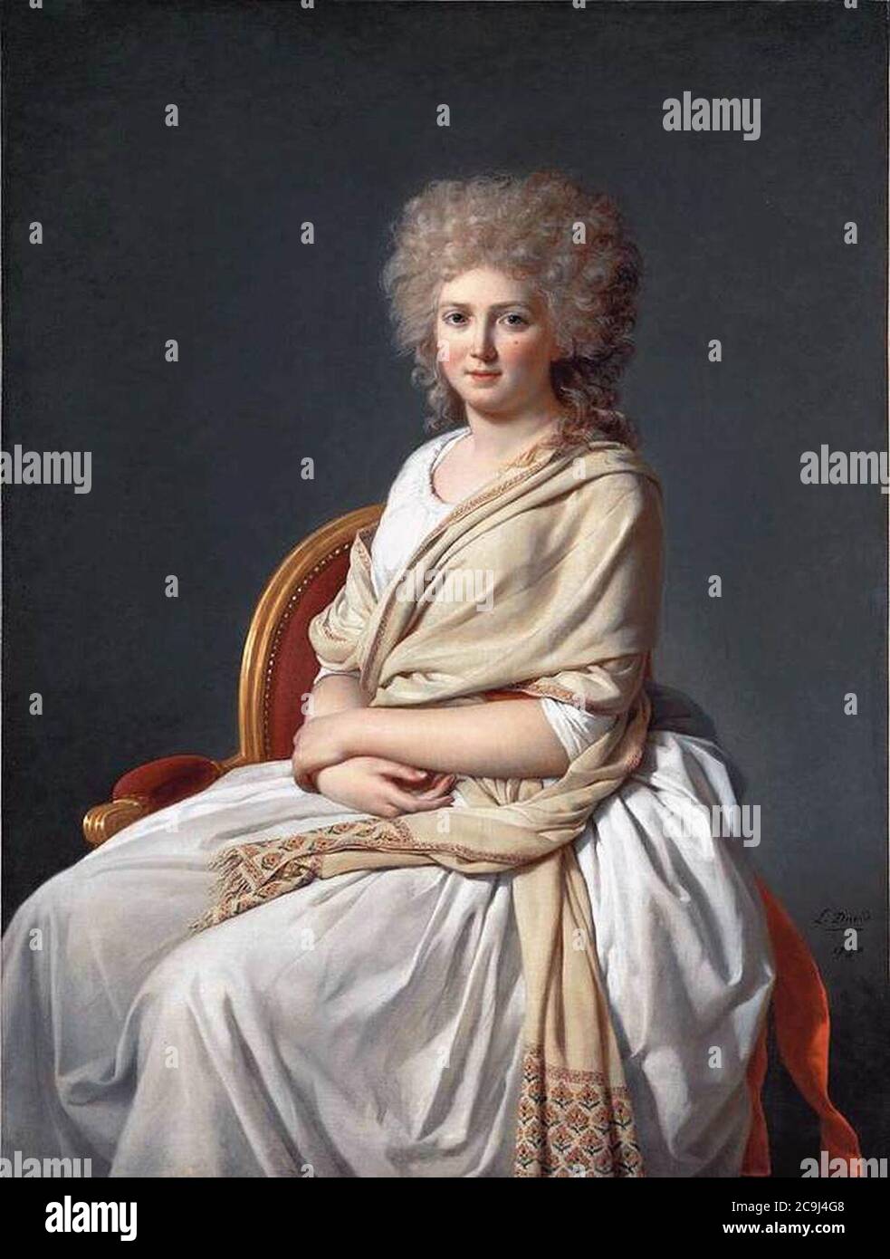 Jacques-Louis David - Anne-Marie-Louise Thélusson, Comtesse de Sorcy Stockfoto