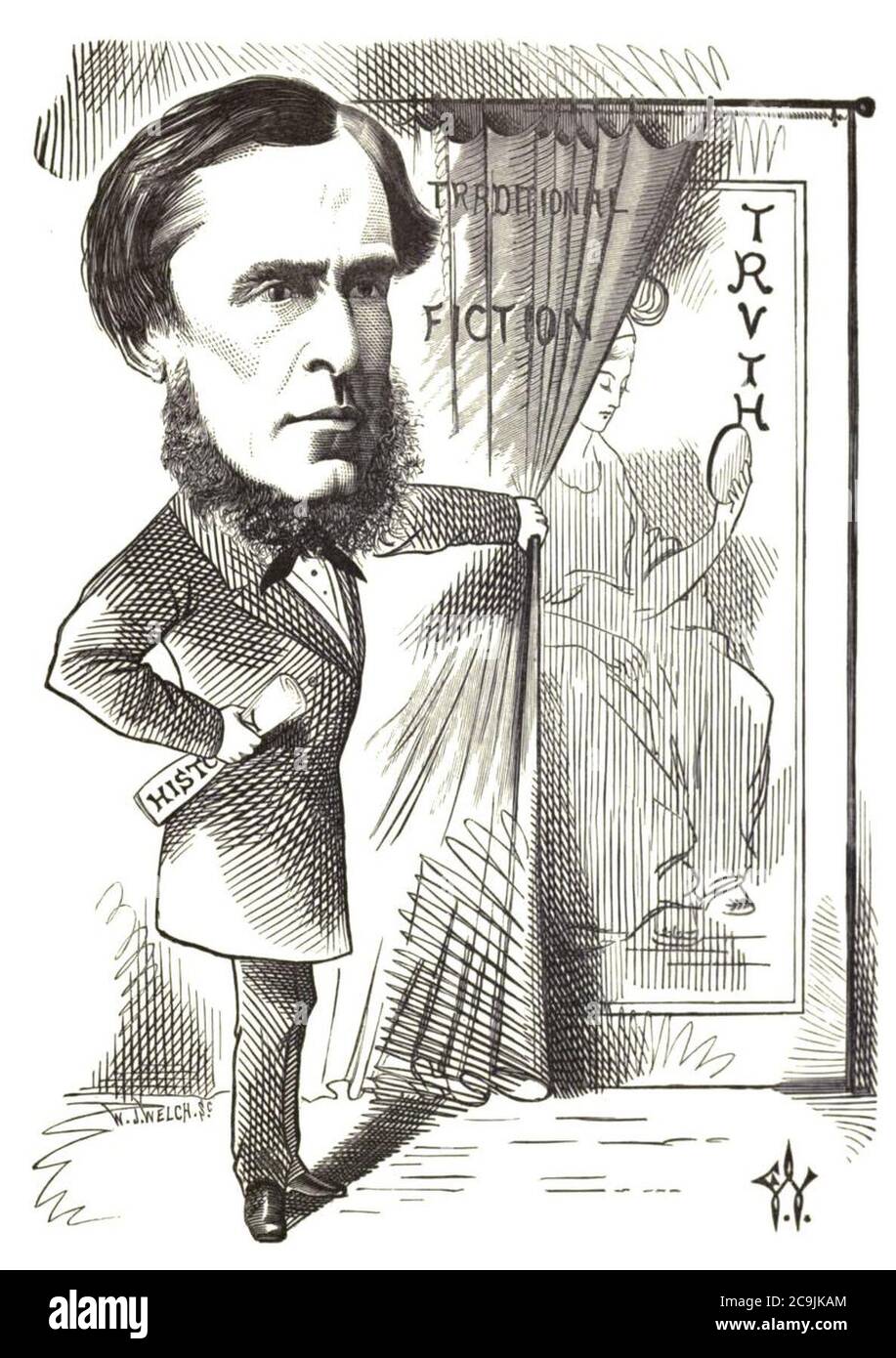 James Anthony Froude (Waddy, 1872). Stockfoto