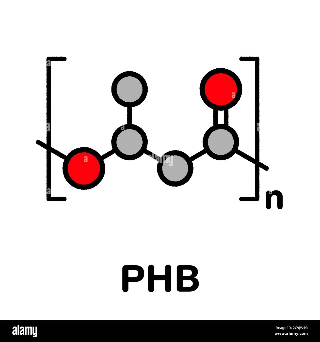 Phbv Structure Biodegradable polymer molecule -Fotos und -Bildmaterial in hoher ...