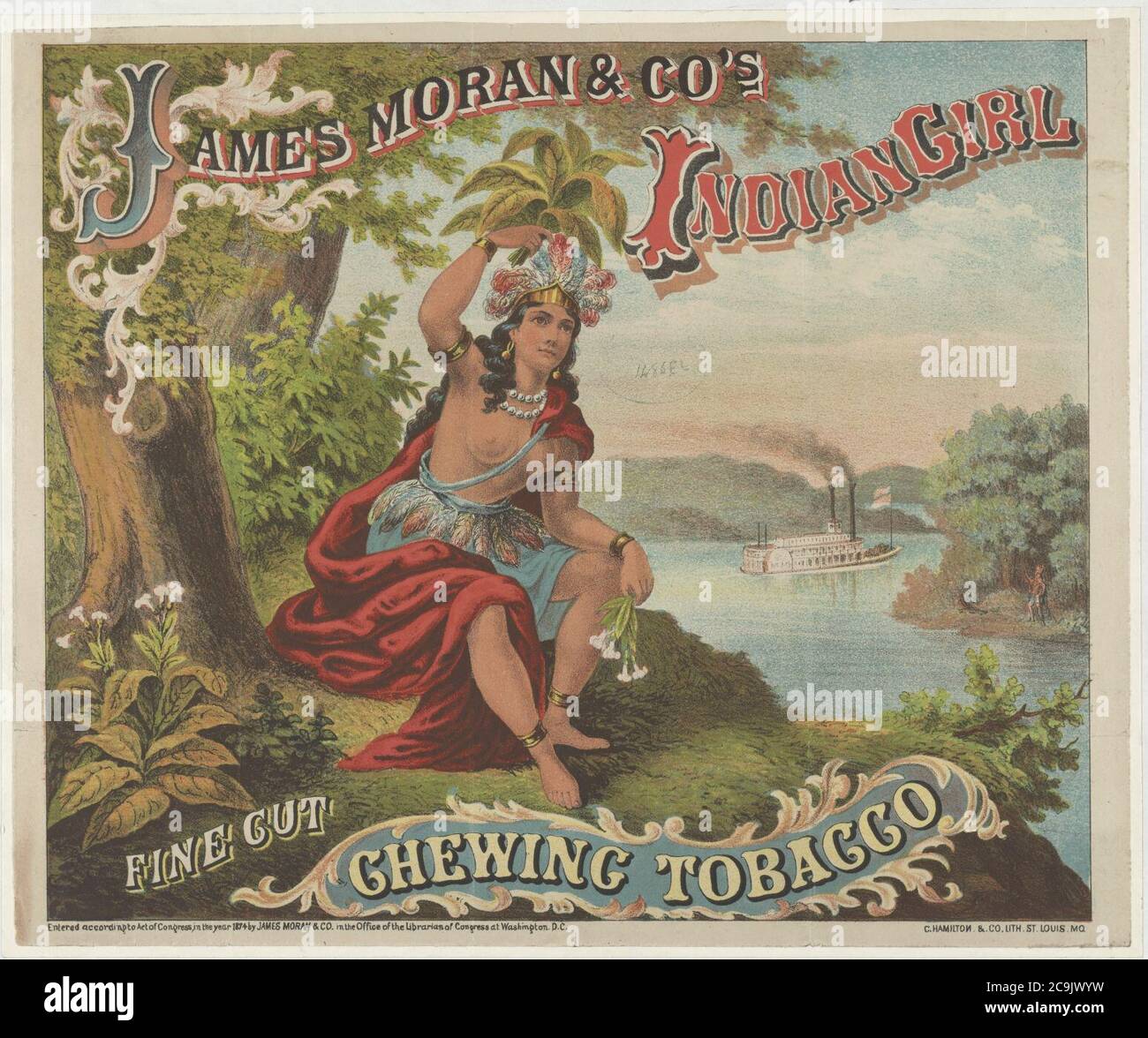 James Moran & Co.indische Mädchen Kau Stockfoto