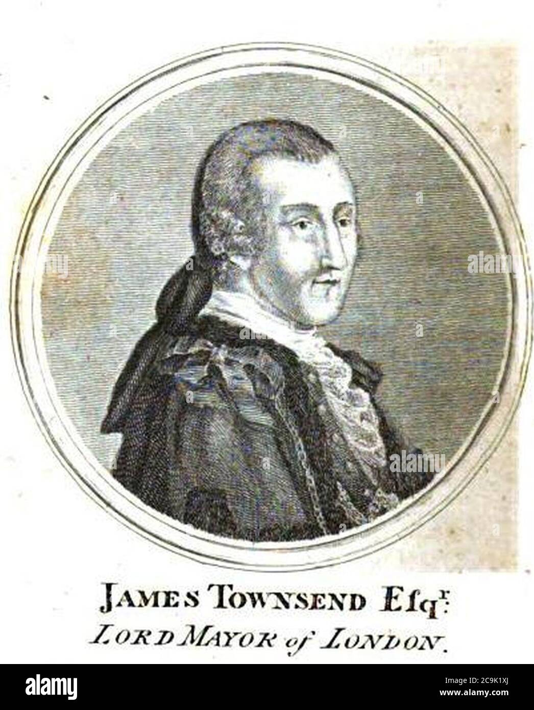 James Townsend Gentleman's Magazine. Stockfoto