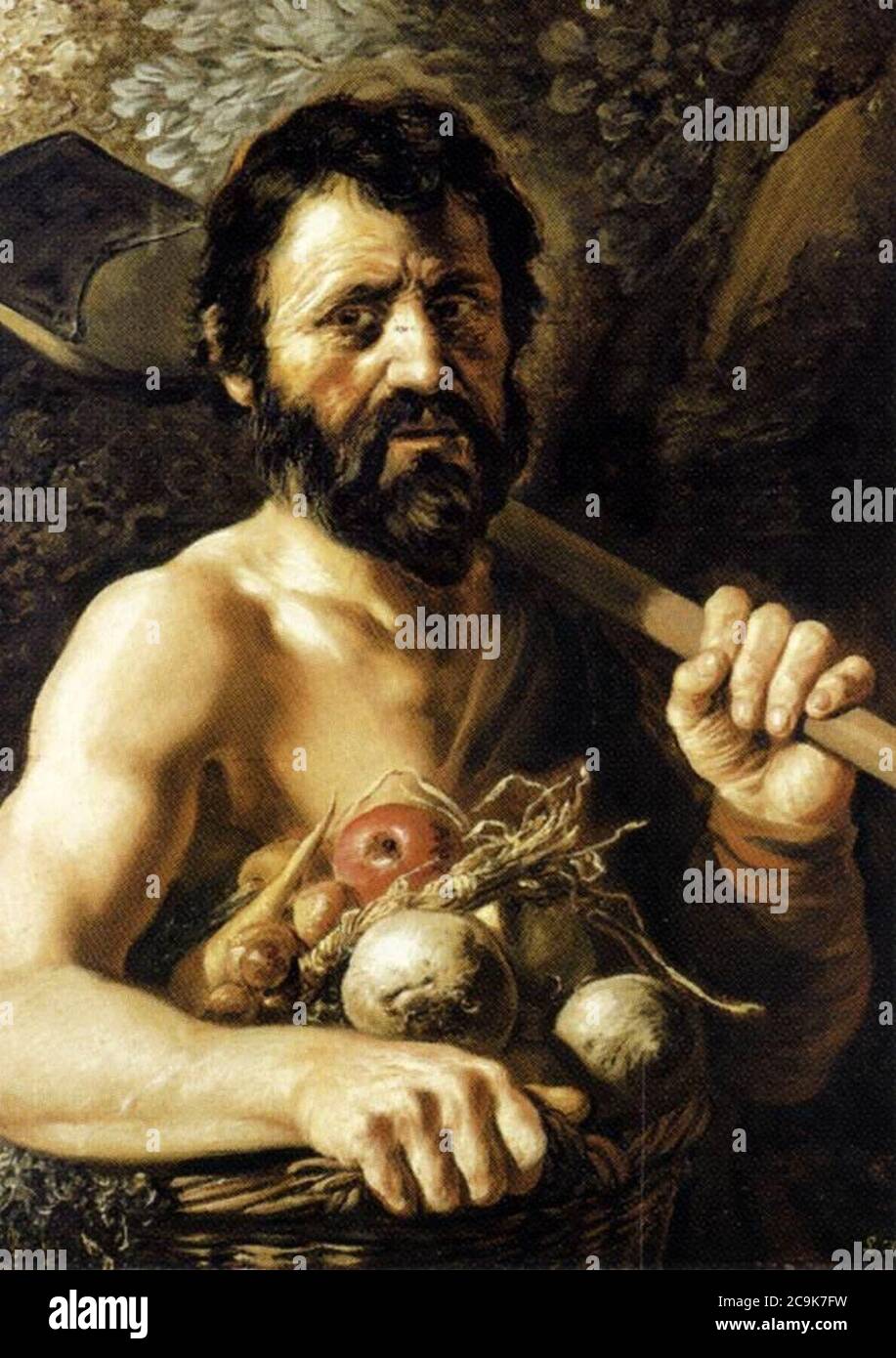 Jan Lievens - die vier Elemente und Zeitalter des Menschen - Erde und Reife Stockfoto