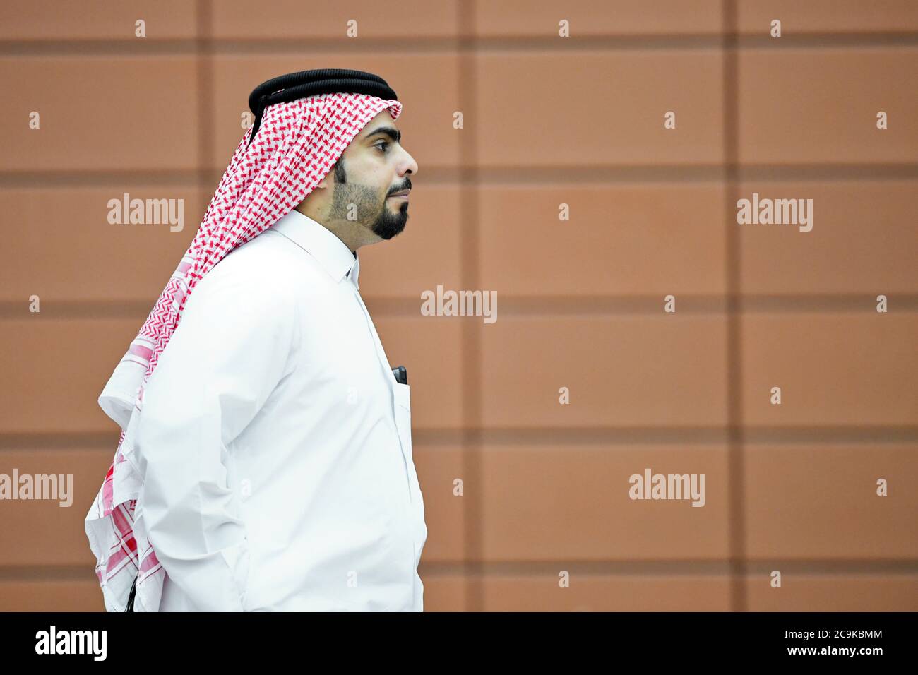 Saudi-muslimischer Mann, Doha, Katar Stockfoto
