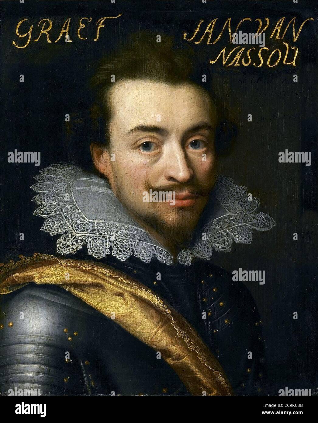 Jan VIII van Nassau-Siegen 1583-1638. Stockfoto