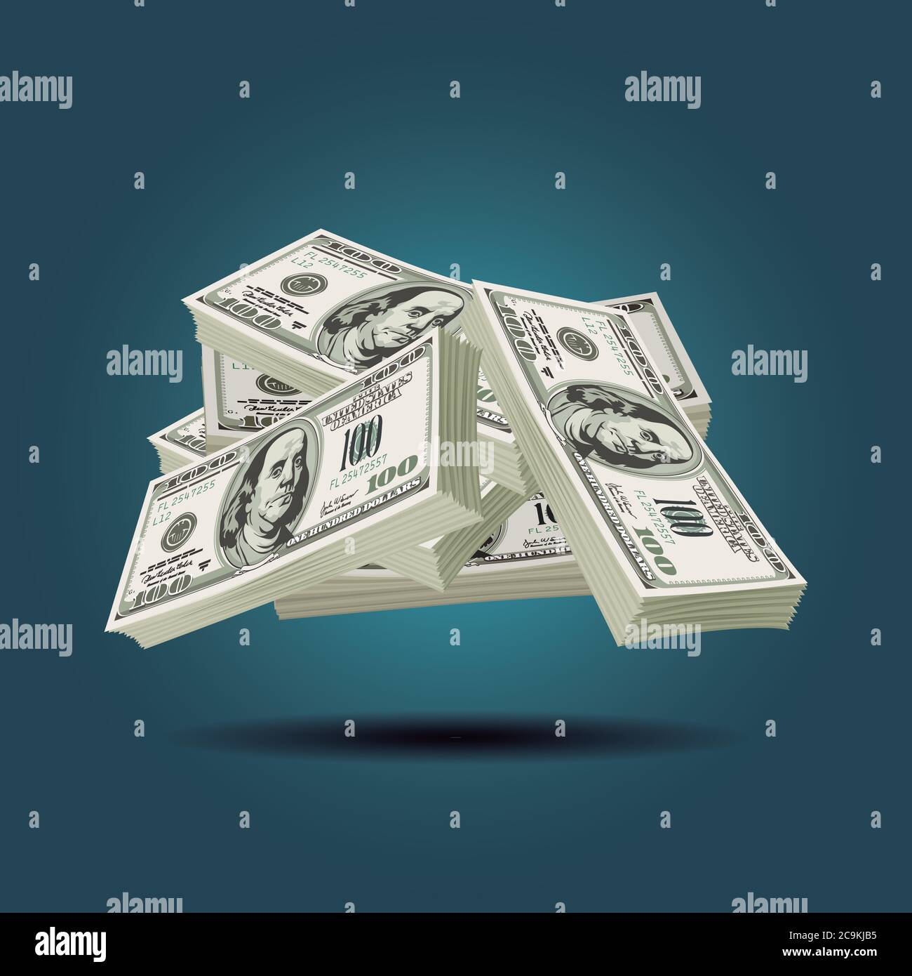 Vektor Geld Design Hintergrund, Illustration Stock Vektor