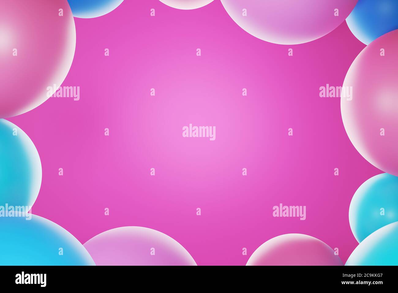 Abstrakter Hintergrund mit geometrischen 3D-Formen. Stockfoto