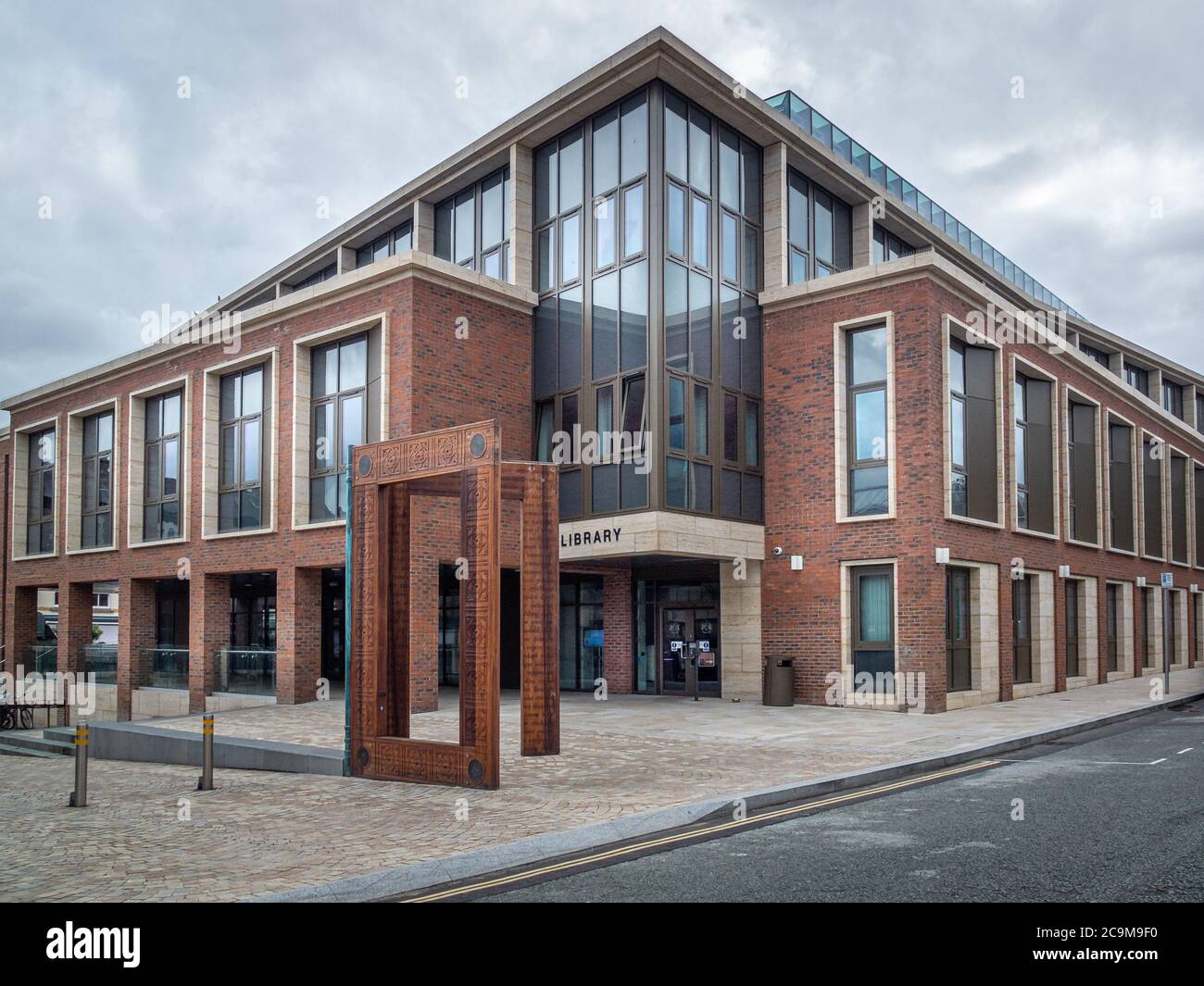 Altrincham Library, Market Street, Pott Street, Trafford Stockfoto