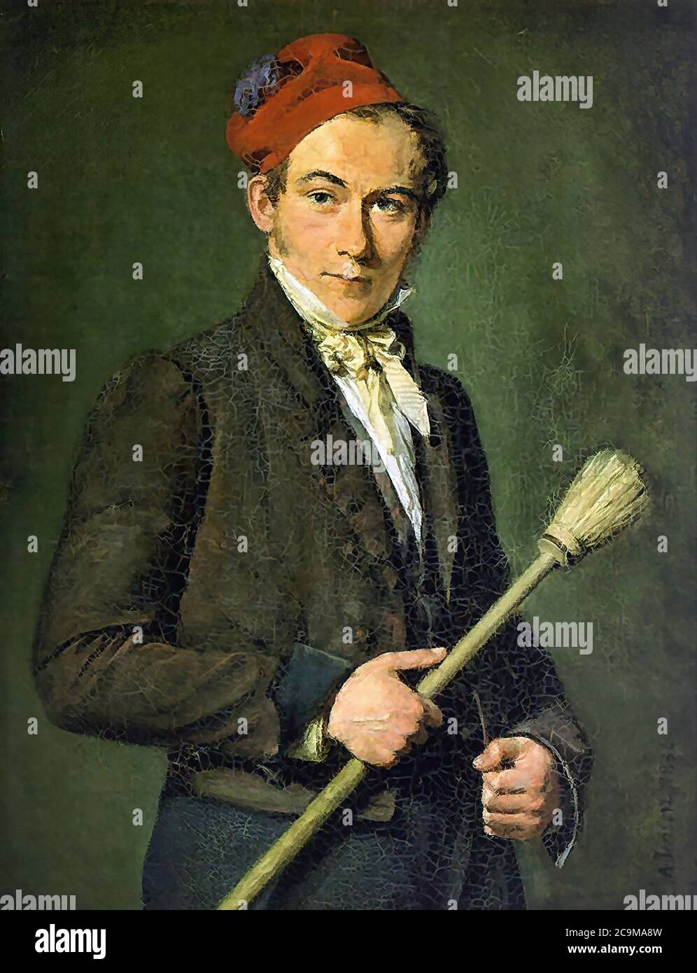 Jensen Christian Albrecht - der Szenenmaler Troels Lund - Dänische Schule - 19. Und Anfang des 20. Jahrhunderts Stockfoto