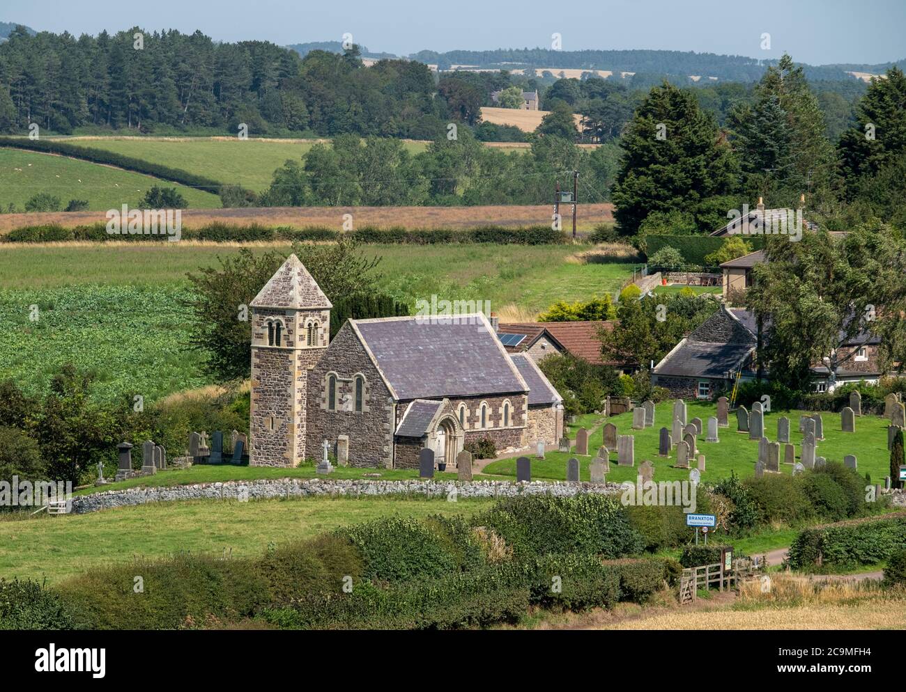 Branxton Church, Branxton, Northumberland, England. Stockfoto
