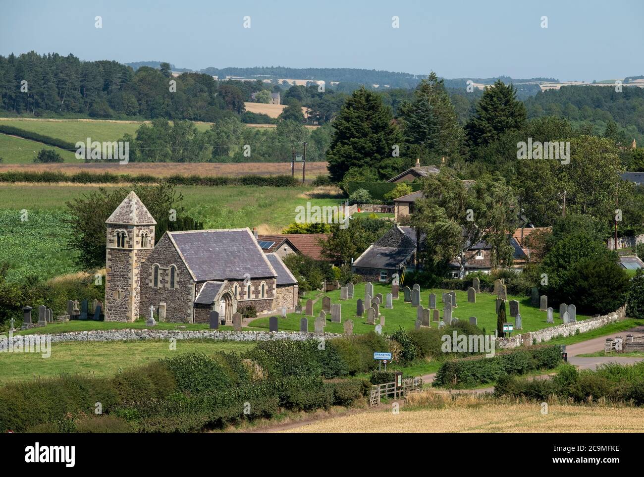 Branxton Church, Branxton, Northumberland, England. Stockfoto