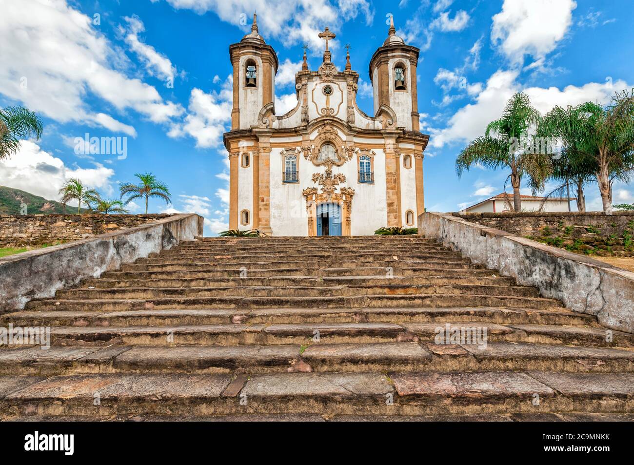Nossa Senhora Do Carmo Kirche, Ouro Preto, Minas Gerais, Brasilien Stockfoto