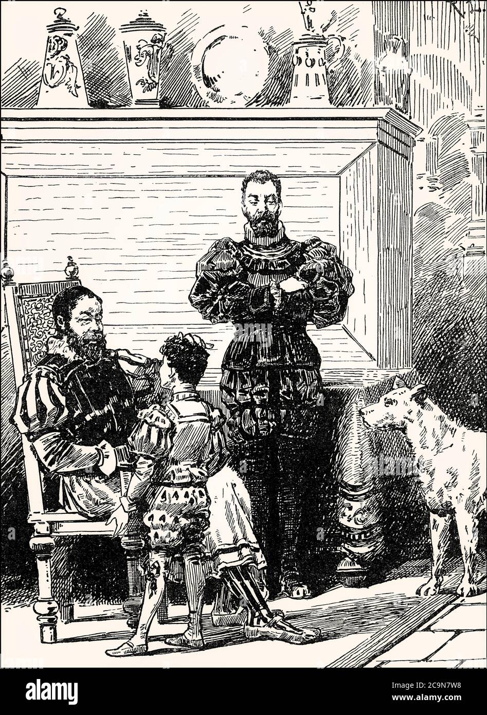 Götz von Berlichingen, Drama von Johann Wolfgang von Goethe Stockfoto