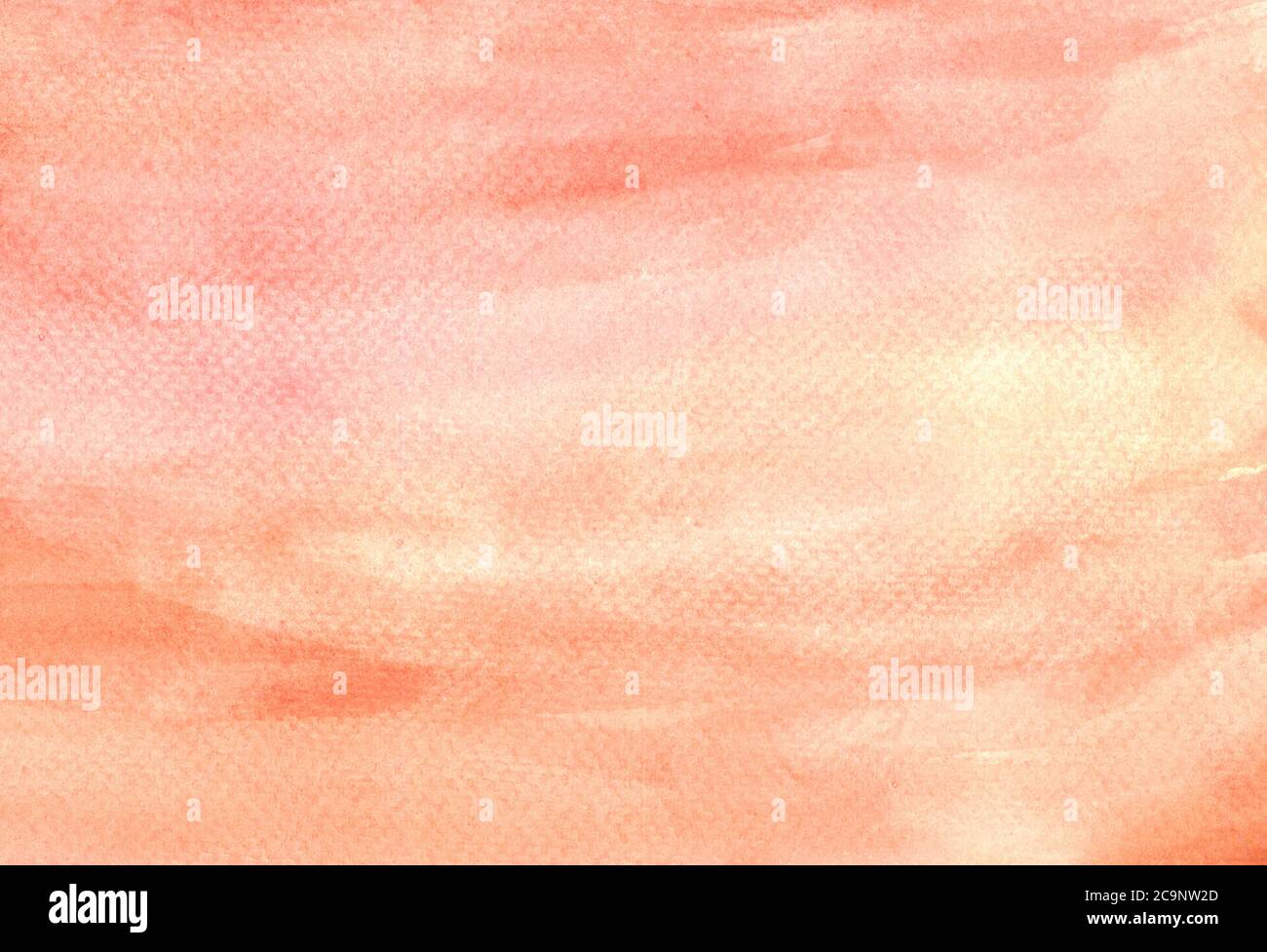 Rosa, Erdton, brauner Aquarellhintergrund. Pinsel Linien matt Textur abstrakt auf Papier gemalt. Hintergrund, flache Lay, Overlay-Konzept. Speicherplatz kopieren. Stockfoto