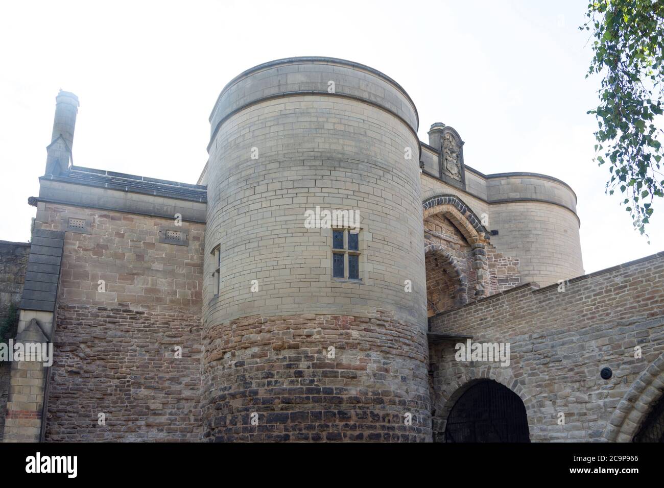 The Castle Gate House, Nottingham Castle, Lenton Road, Nottingham, Nottinghamshire, England, Vereinigtes Königreich, Stockfoto