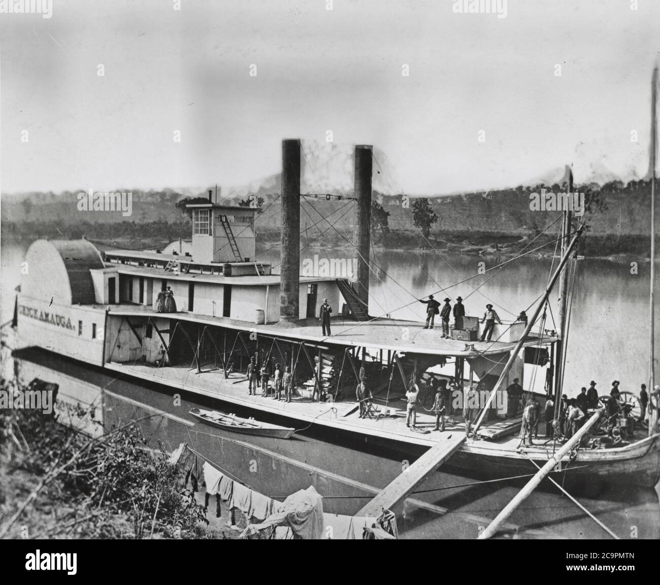 USA Transport Chickamauga während des amerikanischen Bürgerkrieges Stockfoto