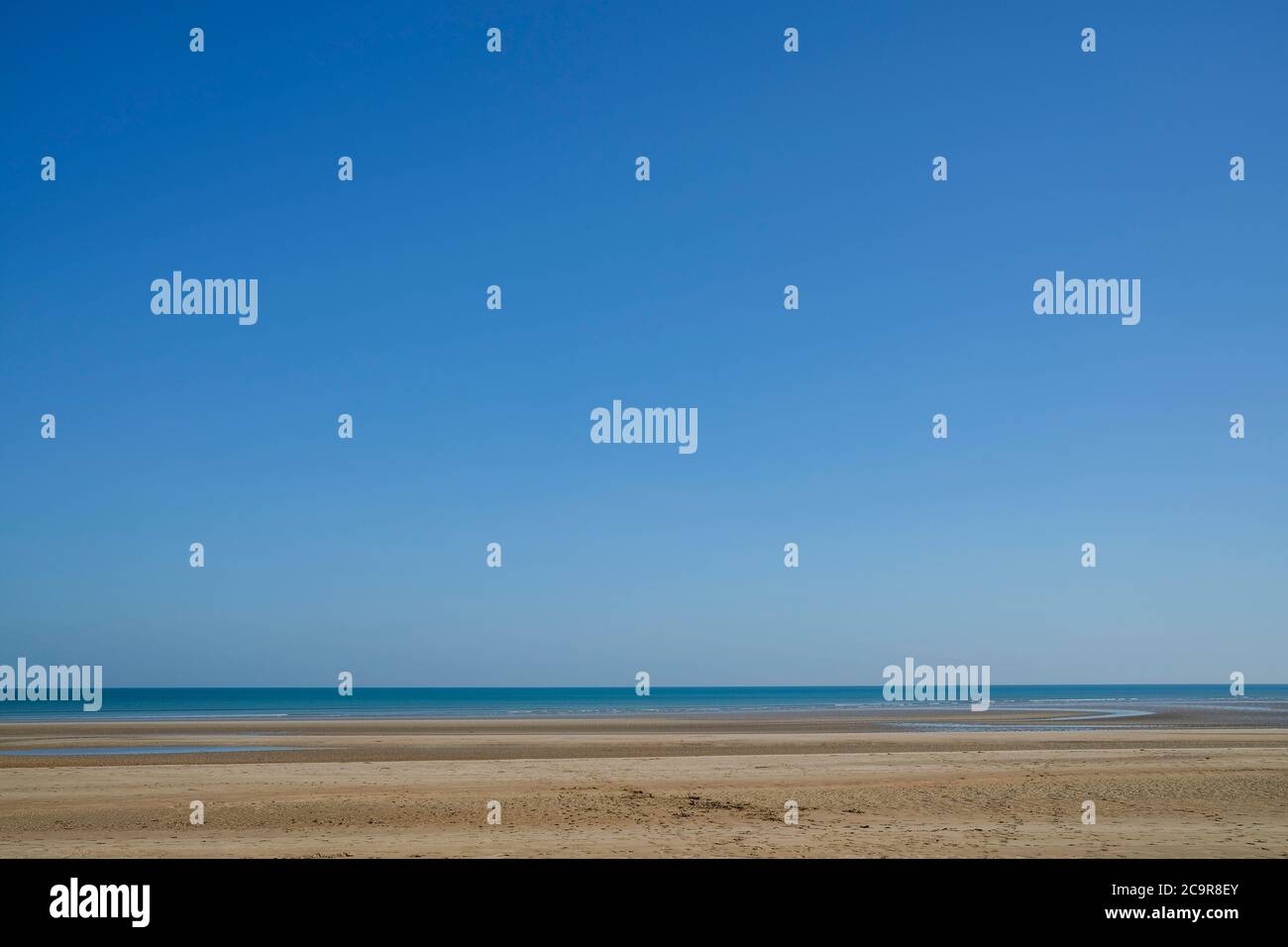 Casuarina Beach und klarer blauer Himmel in Australien Stockfoto
