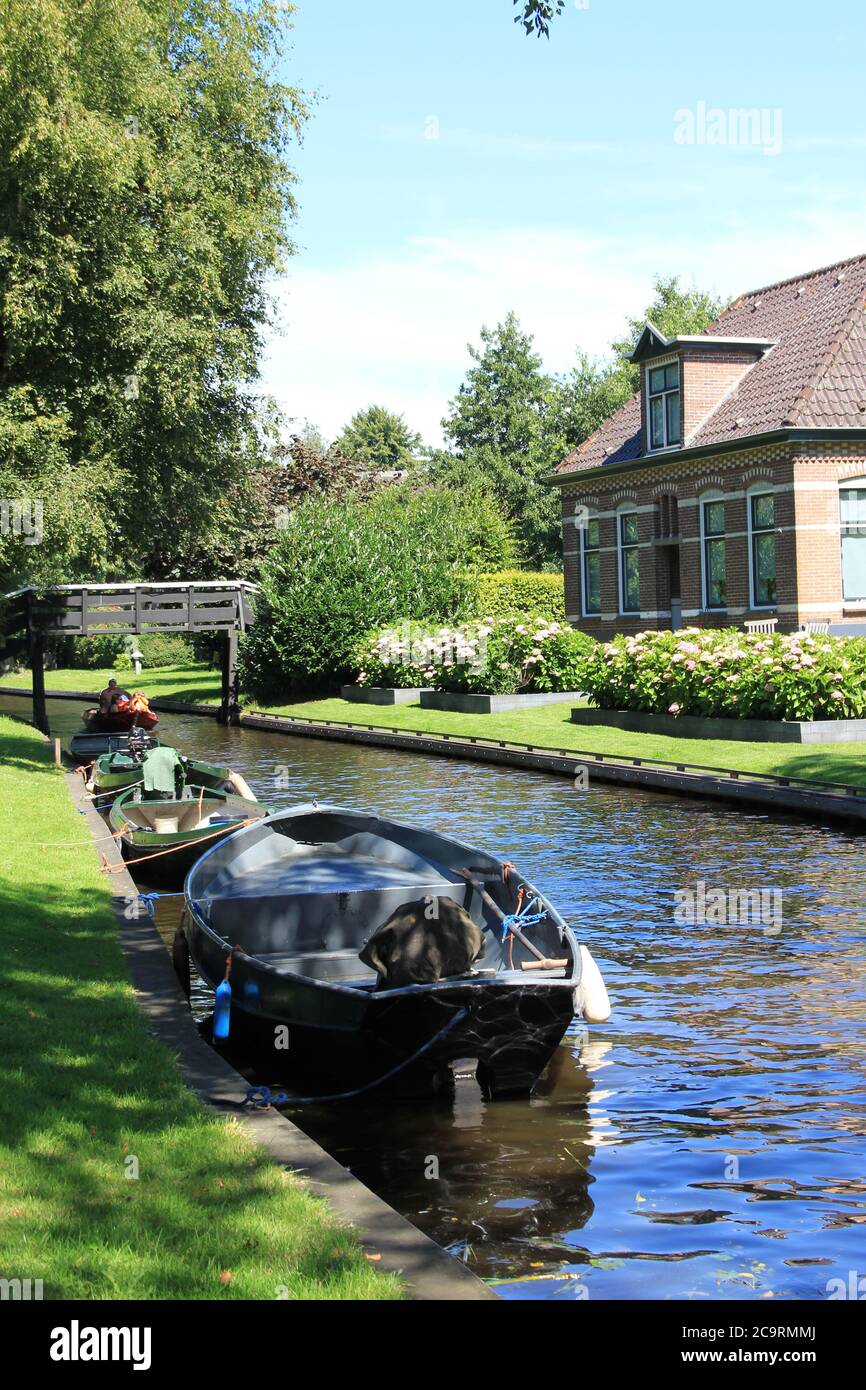 Giethoorn, Niederlande Stockfoto