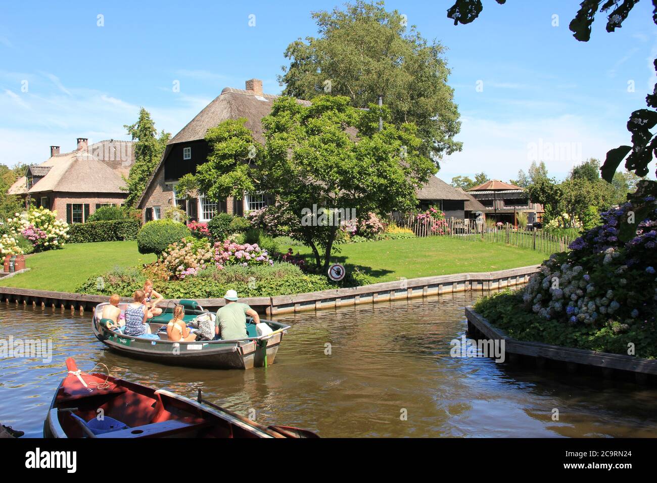 Giethoorn, Niederlande Stockfoto