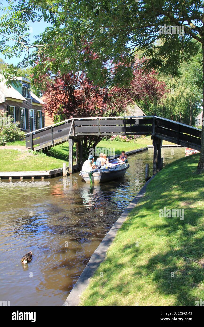 Giethoorn, Niederlande Stockfoto