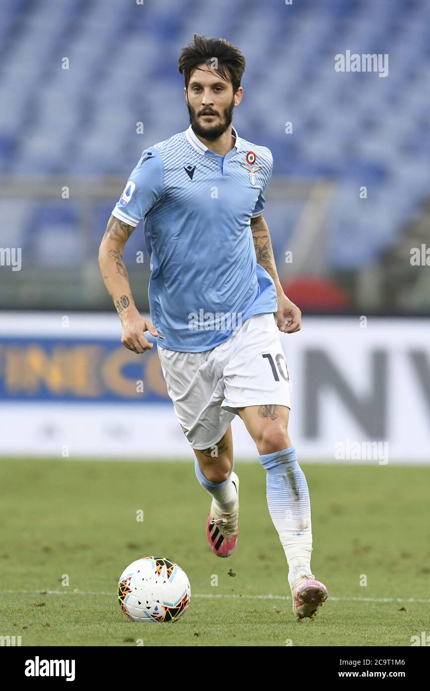 Luis Alberto (SS Lazio) während Lazio gegen Brescia, italienische Serie A Fußballspiel, Rom, Italien, 29 Jul 2020 Stockfoto