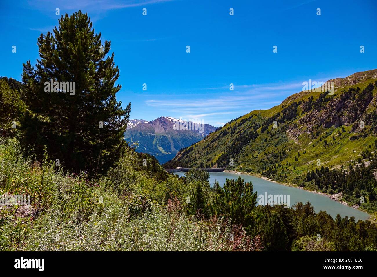 See, Stausee, am Plan d'Amont, oberhalb Aussois, Vanoise Nationalpark, Frankreich Stockfoto